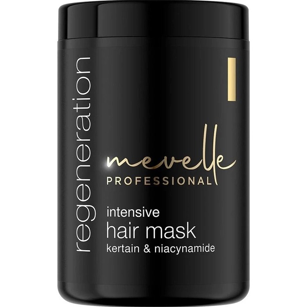 Maska do włosów Mevelle Professional Regeneration Intensive Hair Mask intensywnie regenerująca 900 ml (5903794193895) - obraz 1