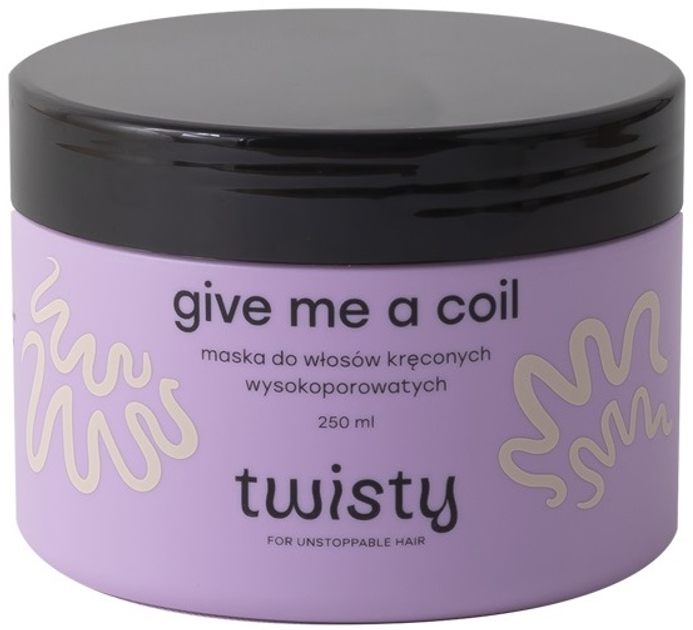Maska Twisty Give Me A Coil do włosów kręconych wysokoporowatych 250 ml (5904703285465) - obraz 1
