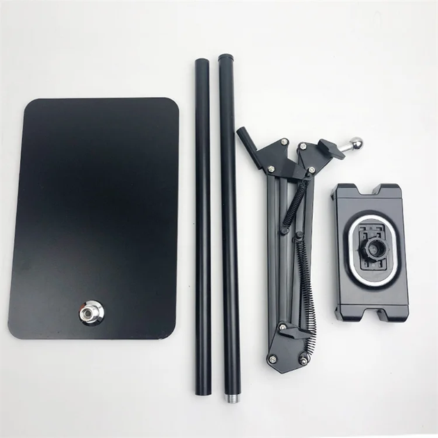 Тримач для планшет/телефону на підлогу VHG T5, 90-130 см. Tablet Tripod Stand, Black - зображення 6