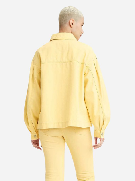 Джинсова куртка жіноча Levi's Esther Modern XS Жовта (5401039035707) - зображення 2