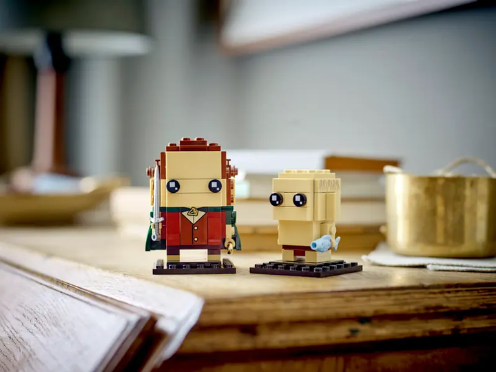 Zestaw klocków LEGO BrickHeadz Frodo i Gollum 184 elementy (40630) - obraz 5