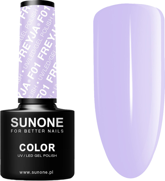 Lakier hybrydowy Sunone UV/LED Gel Polish Color F01 Freyja 5 ml (5903332080649) - obraz 1