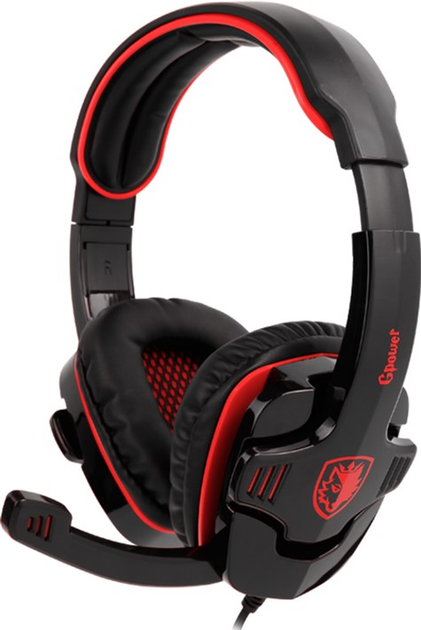 Słuchawki Sades SA-708GT Black/Red - obraz 5