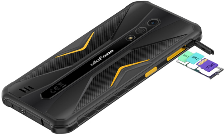 Мобільний телефон Ulefone Armor X12 3/32GB Black-Orange (UF-AX12/OE) - зображення 5