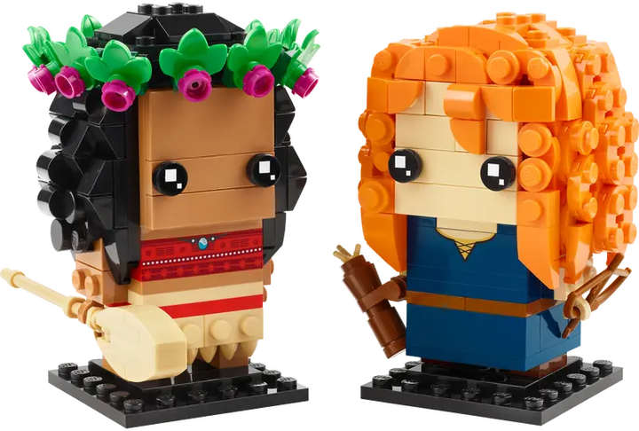 Zestaw klocków LEGO BrickHeadz Vaiana i Merida 410 elementów (40621) - obraz 3
