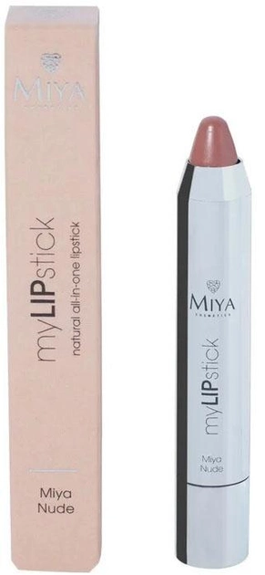 Помада Miya Cosmetics myLIPstick натуральна доглядова all-in-one Nude 2.5 г (5906395957552) - зображення 1