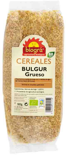 Bulgur gruby Biogra Bio 500 g (8426904171714) - obraz 1