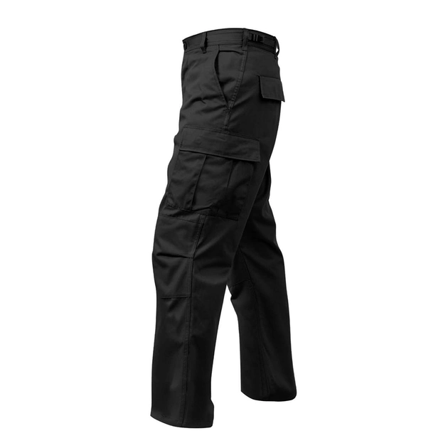 Тактичні штани Rothco Fit Zipper Fly BDU Pants Black - зображення 2