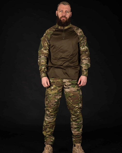 Комплект тактичного одягу: УБАКС + штани мультикам 2XL - зображення 1