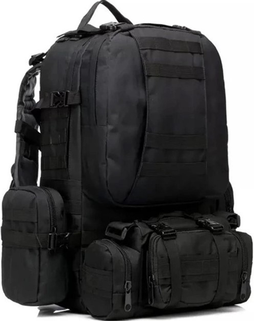 Тактичний рюкзак на 56 л D3-GGL-404 Чорний - зображення 2