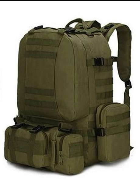 Тактичний рюкзак на 56 л D3-GGL-401 Олива - зображення 2
