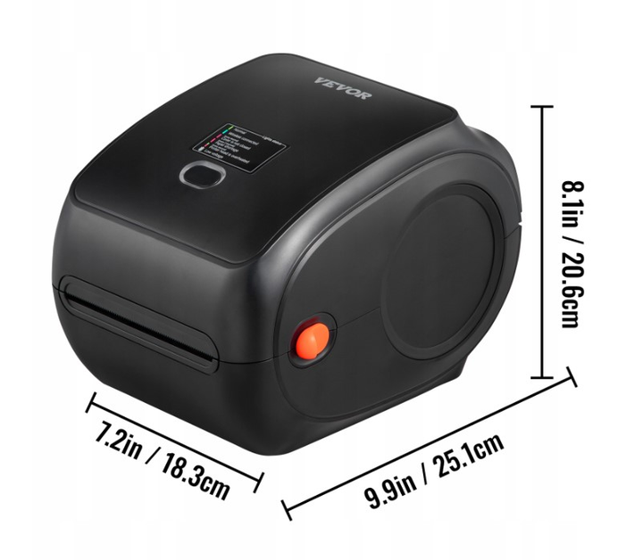 Принтер этикеток термо-принтер VEVOR Y468BT Bluetooth - изображение 5