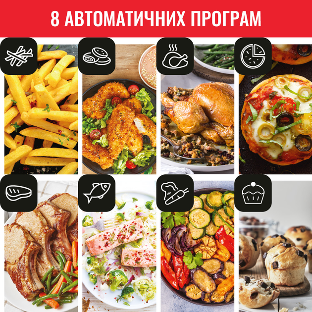 Мультипіч TEFAL Easy Fry&Grill Precision EY505D15 - зображення 6