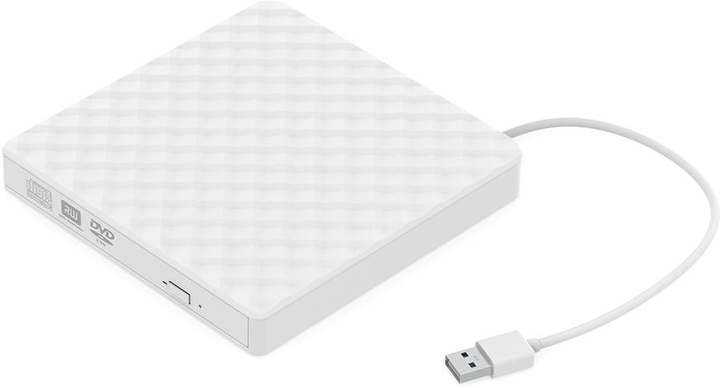 Zewnętrzny napęd optyczny Krux Portable Drive White (KRX0123) - obraz 1