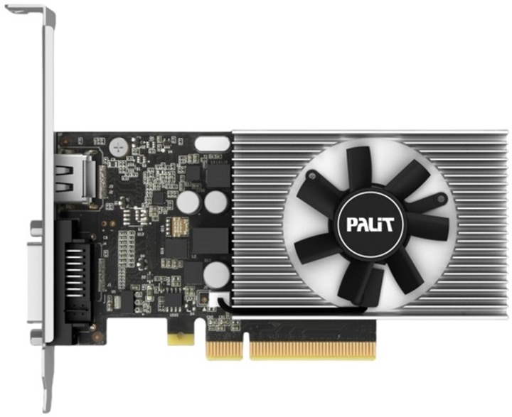 Karta graficzna Palit PCI-Ex GeForce GT 1030 2048MB DDR4 (64bit) (1379/2100) (DVI-D, HDMI) (NEC103000646-1082F) - obraz 1