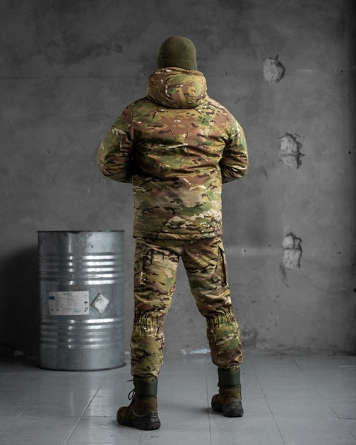 Тактичний зимовий теплий військовий комплект Grenade ( Куртка + Штани ), Камуфляж: Мультикам, Розмір: XXL - зображення 2