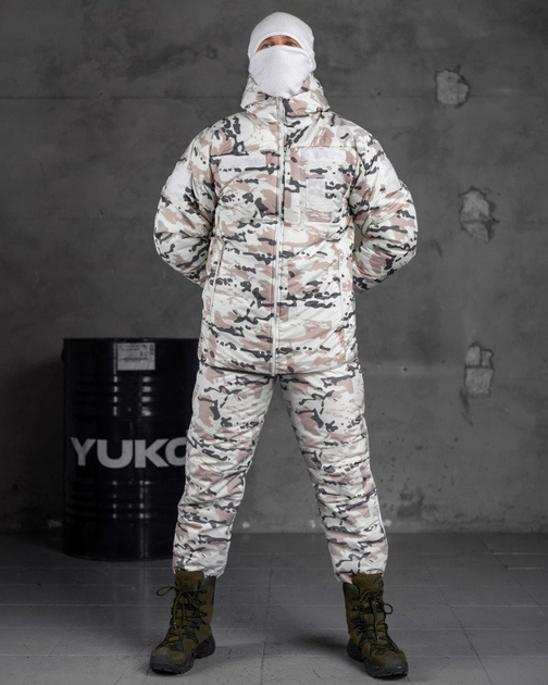 Тактичний зимовий теплий військовий комплект Blizzak ( Куртка + Штани ), Камуфляж: Мультикам, Розмір: L - зображення 1