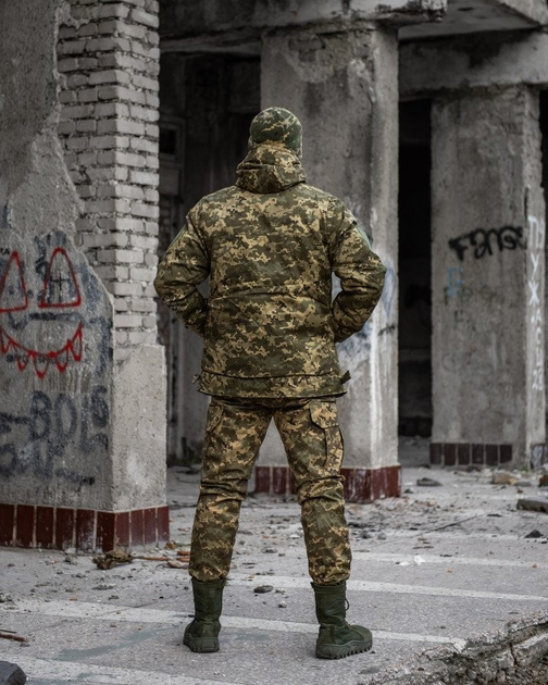Тактичний зимовий військовий комплект Favkes ( Куртка + Штані ), Камуфляж: Піксель, Розмір: M - зображення 2