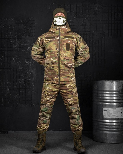 Тактичний зимовий теплий військовий комплект Voider ( Куртка + Штани ), Камуфляж: Мультикам, Розмір: S - зображення 1