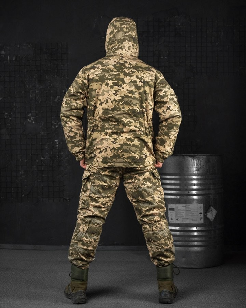 Тактический зимний теплый военный комплект Custer ( Куртка + Штаны ), Камуфляж: Пиксель, Размер: M - изображение 2