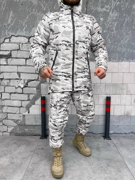 Тактичний зимовий теплий військовий комплект Warewolf ( Куртка + Штани ), Камуфляж: Мультикам, Розмір: XL - зображення 2