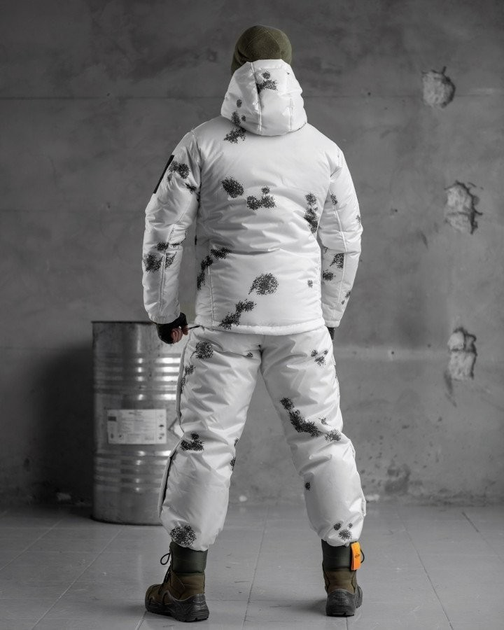 Тактичний зимовий теплий військовий комплект Falcon ( Куртка + Штани ), Камуфляж: Білий, Розмір: XL - зображення 2