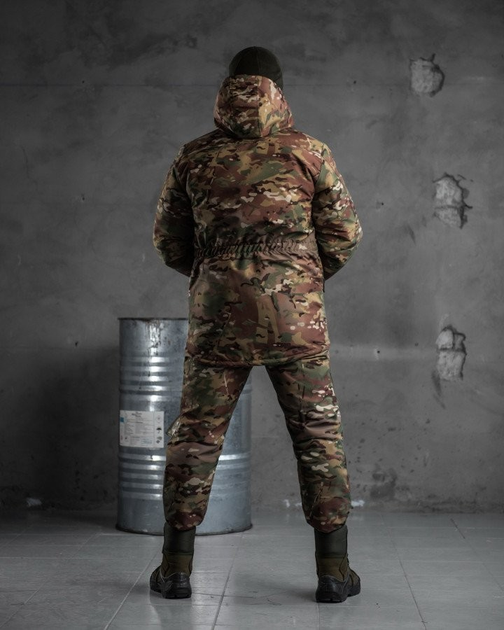 Тактический зимний теплый военный комплект Falcon ( Куртка + Штаны ), Камуфляж: Мультикам, Размер: L - изображение 2