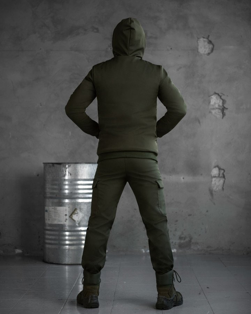 Тактичний зимовий теплий військовий комплект KH/-13 ( Куртка + Штани ), Камуфляж: Олива, Розмір: S - зображення 2