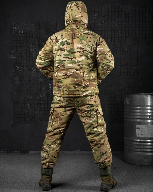 Тактичний зимовий теплий військовий комплект Mistx ( Куртка + Штани ), Камуфляж: Мультикам, Розмір: XL - зображення 2