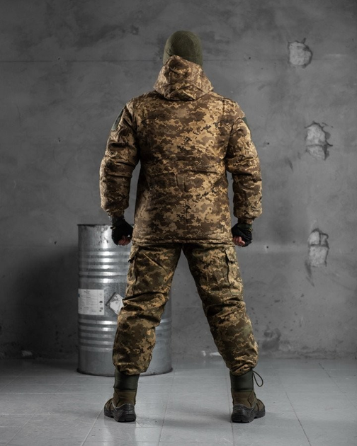 Тактичний зимовий теплий військовий комплект Bellon ( Куртка + Штани ), Камуфляж: Піксель ЗСУ, Розмір: L - зображення 2