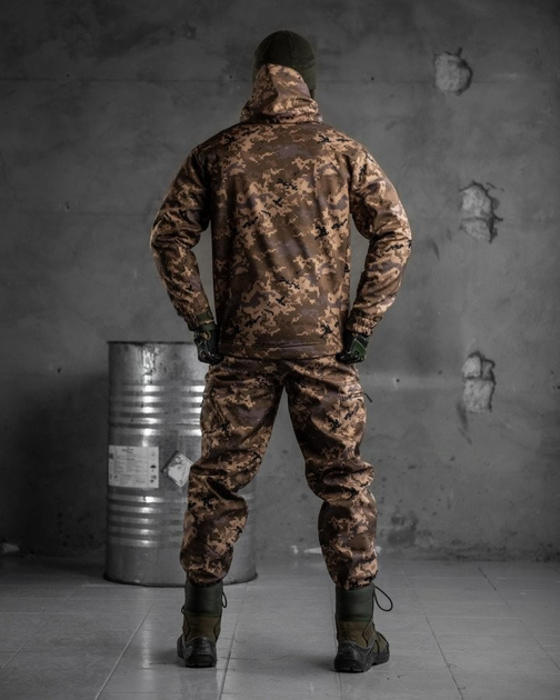 Тактический теплый военный комплект Faura ( Куртка + Штаны ), Камуфляж: Пиксель, Размер: XXL - изображение 2