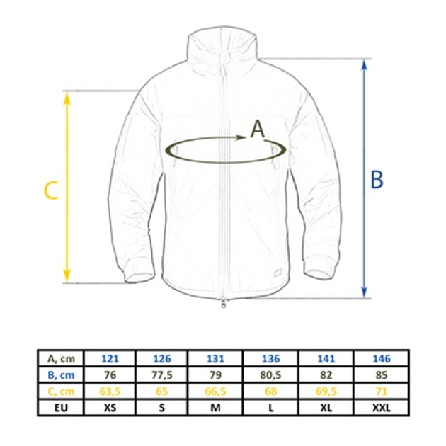 Куртка зимняя Helikon-Tex Level 7 Climashield® Apex 100g Flecktarn S - изображение 2