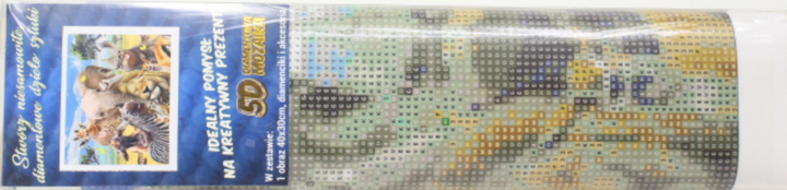 Набір для алмазної вишивки Norimpex Тварини Сафарі посміхаються 40 х 30 см (5902444077714) - зображення 2