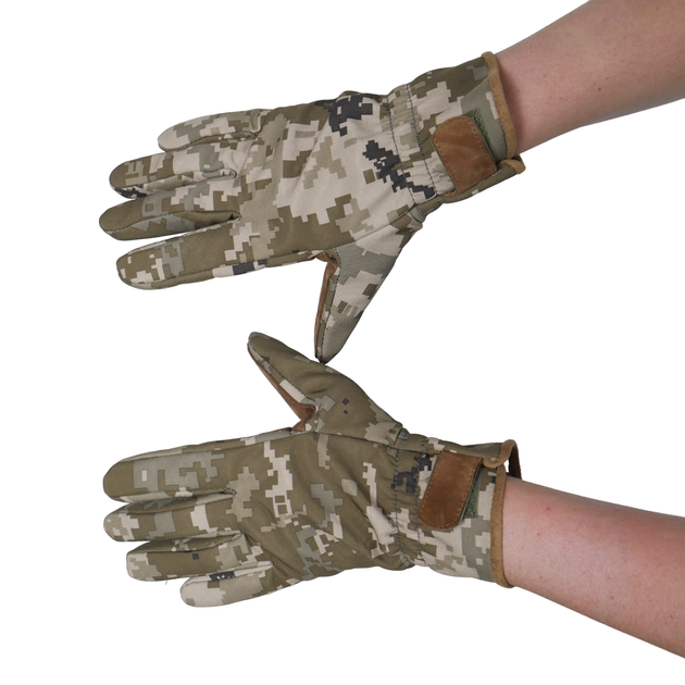 Тактичні рукавички зимові Піксель XL - зображення 1