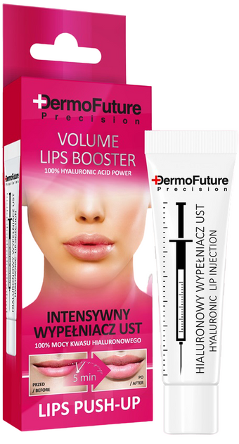 Hialuronowy wypełniacz do ust DermoFuture Volume Lips Booster intensywny 12 ml (5901785002386) - obraz 1