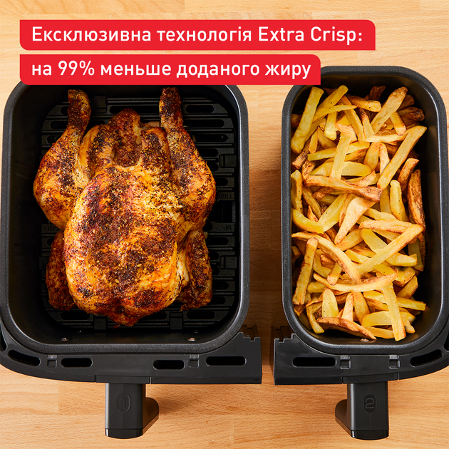 Мультипіч TEFAL Dual Easy Fry&Grill Air Fryer EY905B10 - зображення 3