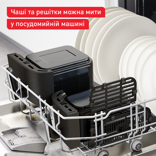Мультипіч TEFAL Dual Easy Fry&Grill Air Fryer EY905B10 - зображення 8