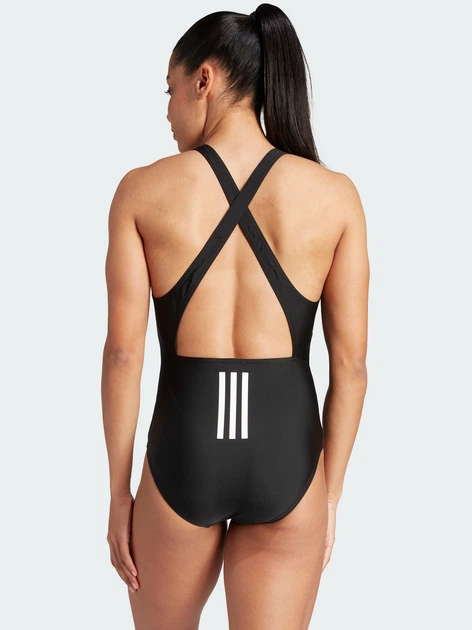 Купальник слитный женский Adidas 3S Spw Suit IB7705 42 Black (4066761561521) - изображение 2