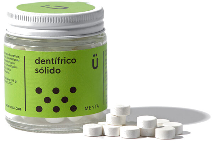 Pasta do zębów do codziennego użytku w tabletkach Naturbrush Dentfrico Solido Natural 120 tabletas (8436597410014) - obraz 1