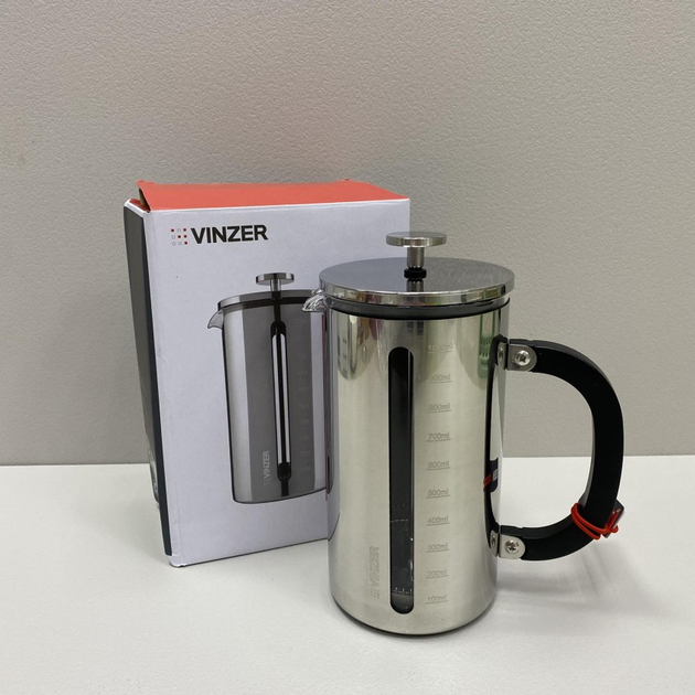 Френч-прес для кави та чаю 1000 мл Vinzer 50369 – фото, отзывы ...