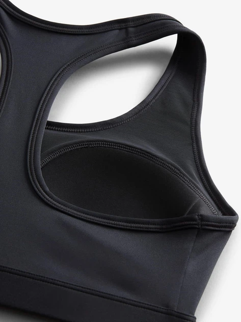 Спортивний топ для фітнесу жіночий Nike W Nk Swsh Med Spt Bra DX6821-010 S Чорний (196608850670) - зображення 5