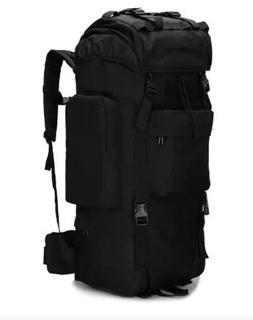 Тактический походный рюкзак D3-GGL-504 65л Черный - изображение 2