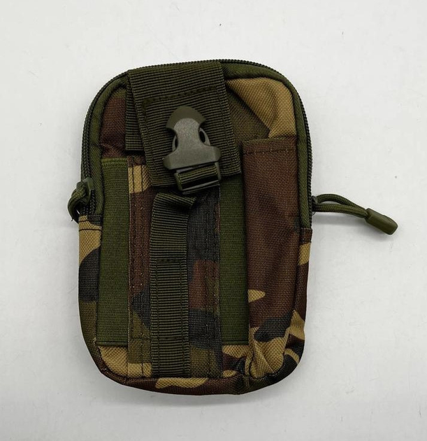 Тактическая сумка на пояс, подсумок, органайзер Камуфляж дубок D3-PRM-6 - изображение 2