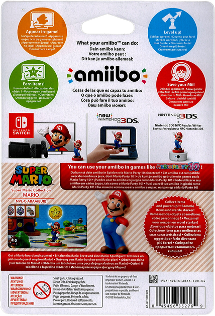 Figurka Nintendo Amiibo Super Mario - Mario (45496352769) - obraz 2