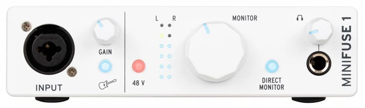Аудиоинтерфейс Arturia MiniFuse 1 (White) – фото, отзывы