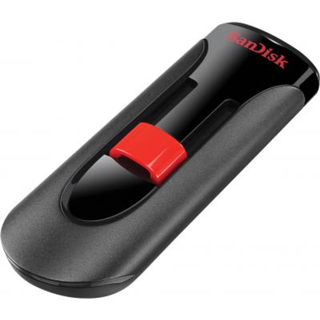 USB флеш накопитель SanDisk 64GB Cruzer Glide Black USB 3.0 (SDCZ600-064G-G35) - изображение 2