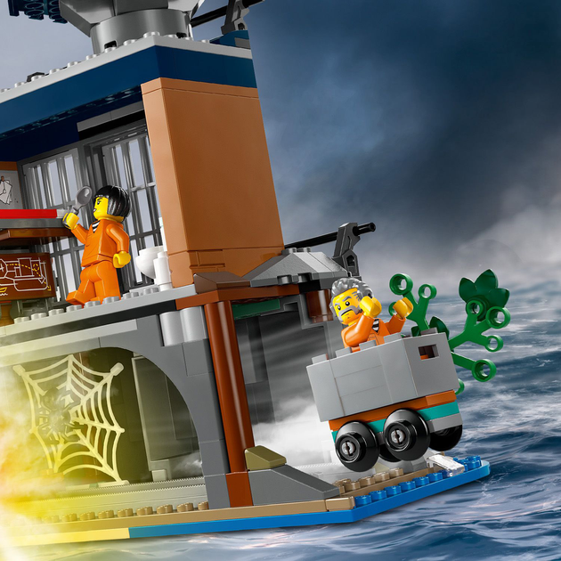 Zestaw klocków LEGO City Policja z Więziennej Wyspy 980 elementów (60419) - obraz 10
