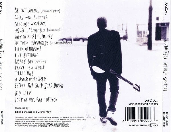 GLENN FREY – Strange Weather (CD, б/у, EU) - Фото 2 GLENN FREY – Strange Weather (CD, б/у, EU) - изображение 2
