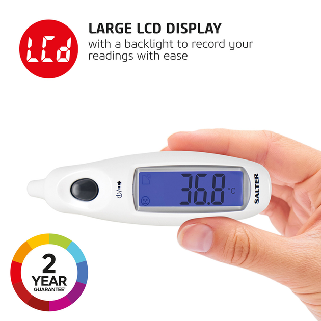 Termometr na podczerwień SALTER Ear Thermometer (5010777147094) - obraz 9