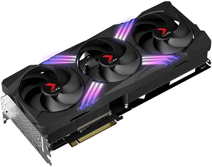 Відеокарта PNY PCI-Ex GeForce RTX 4070 Ti XLR8 Gaming VERTO EPIC-X OC RGB 12GB GDDR6X (192bit) (2670/21000) (1 x HDMI, 3 x DisplayPort) (VCG4070T12TFXXPB1-O) - зображення 5